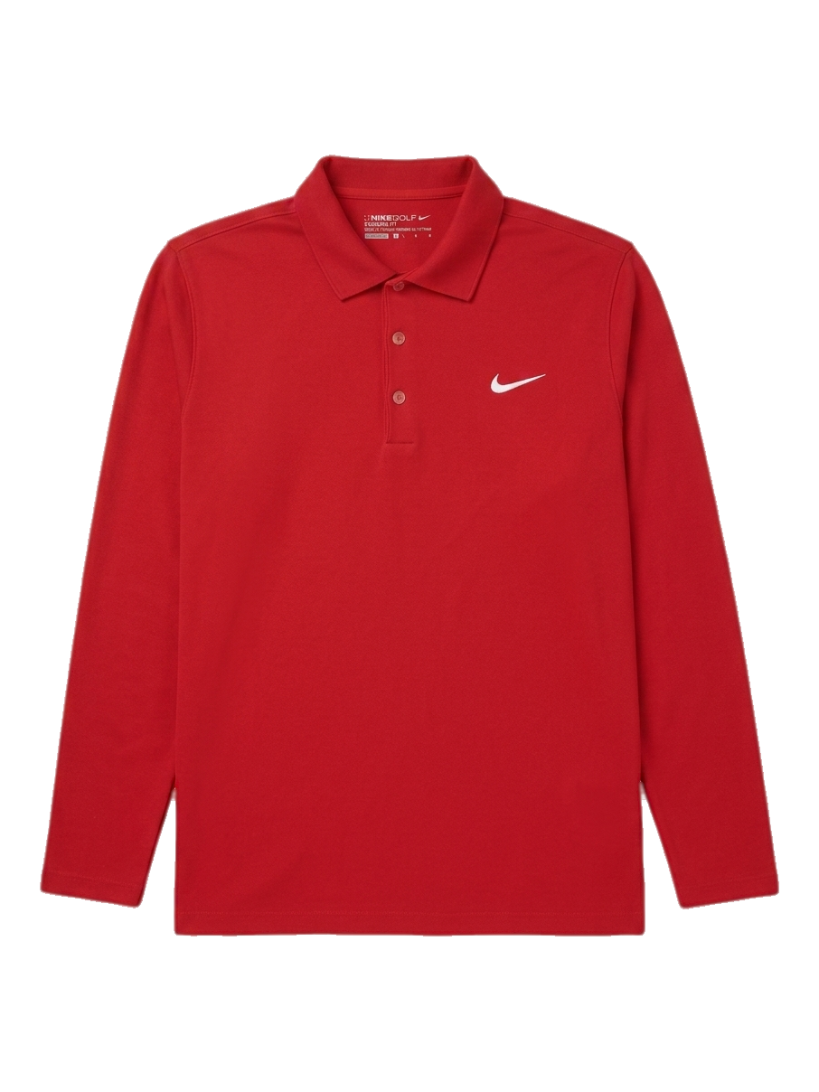 나이키 레드 긴팔 카라티