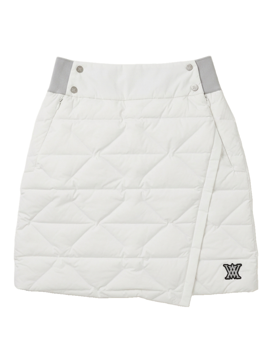 여성 퀄팅 다운 스커트