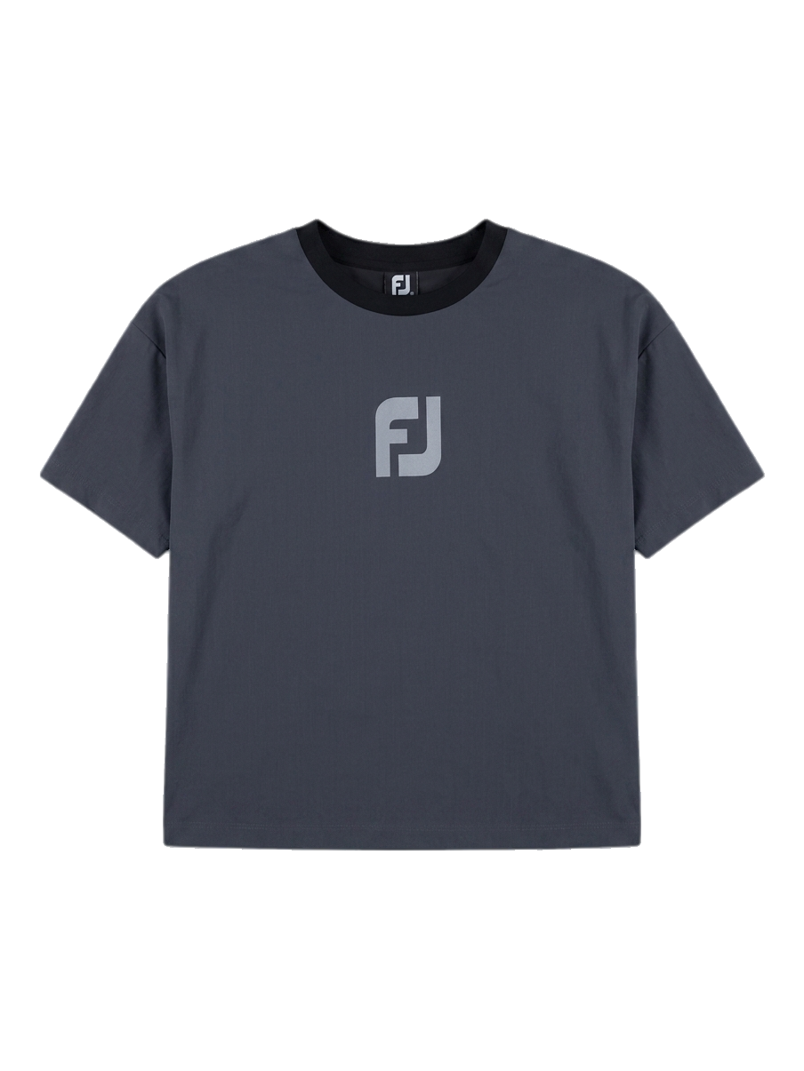 FJ 풋조이 로고 그레이 반팔 티셔츠