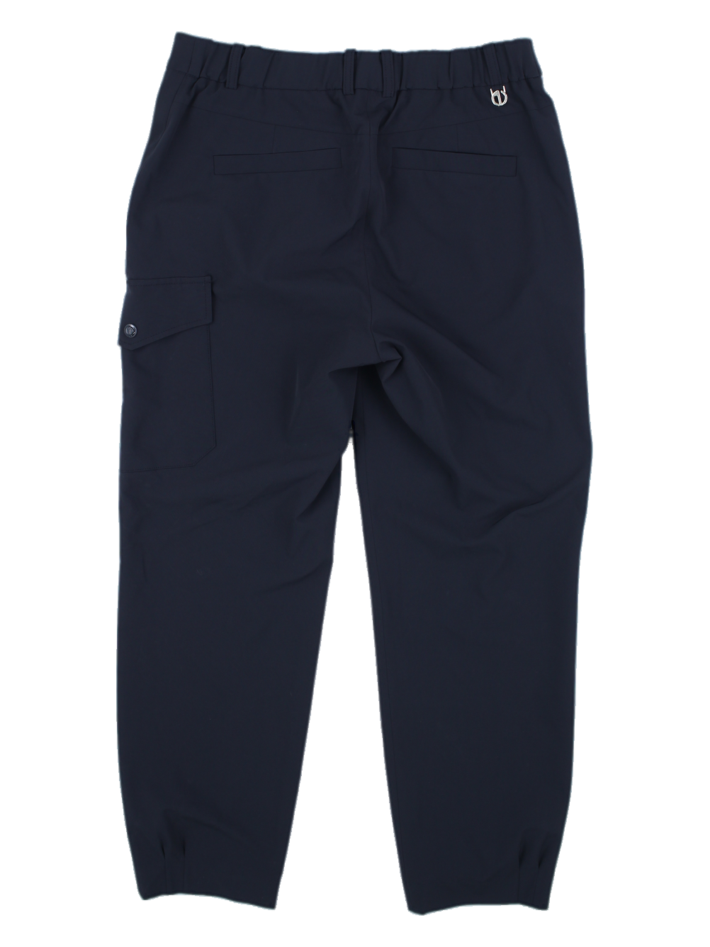 블랙 카고 조거 팬츠