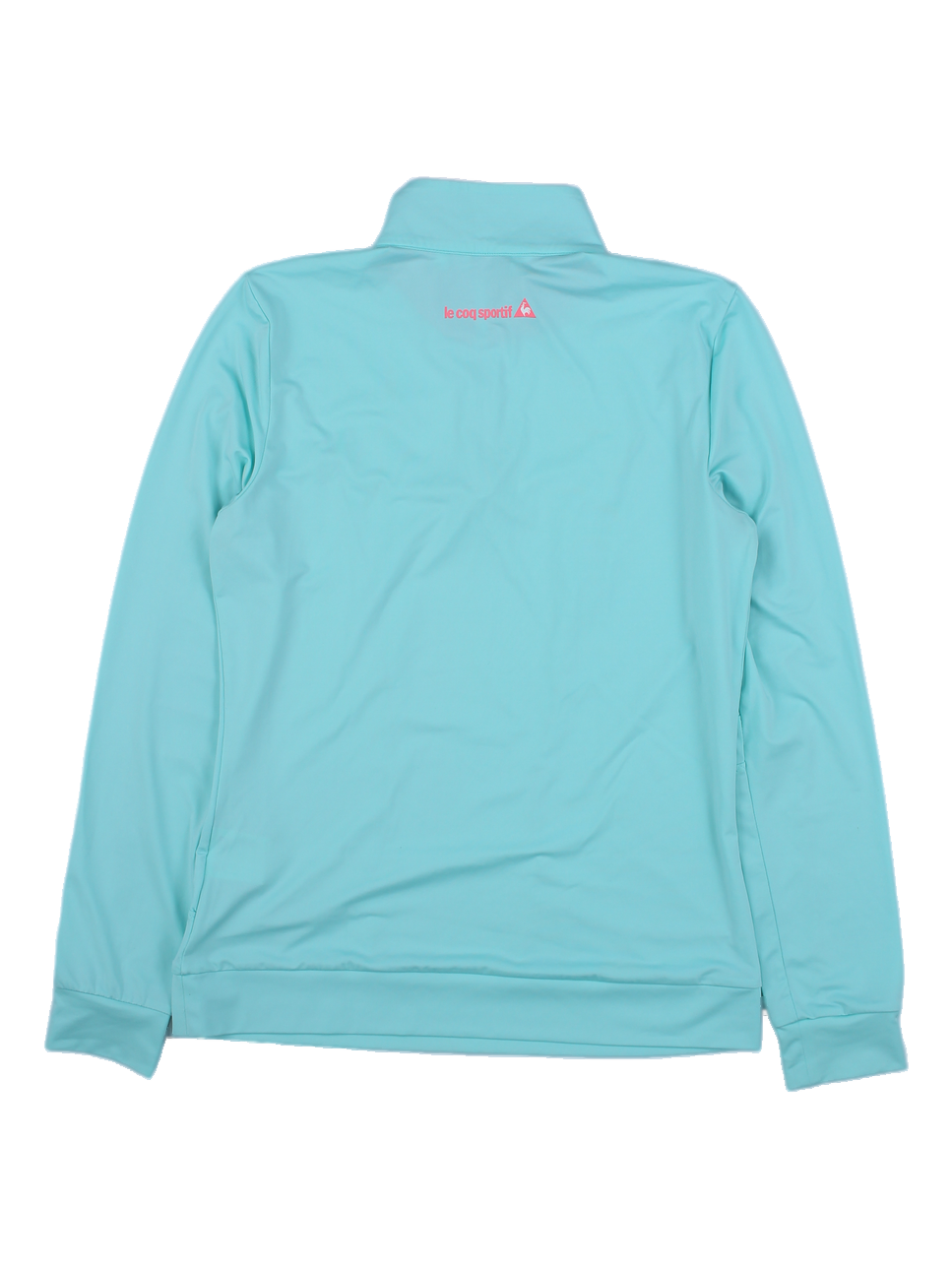 여성 르꼬끄 스포르티브 민트 반집업 긴팔 티셔츠