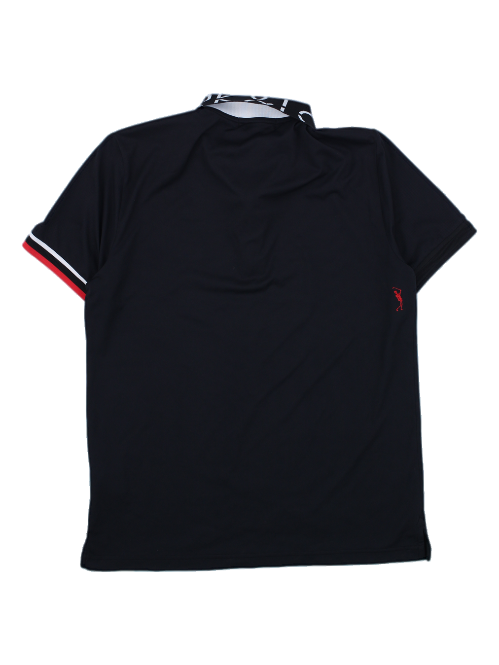 블랙 스컬 하프 집업 카라티