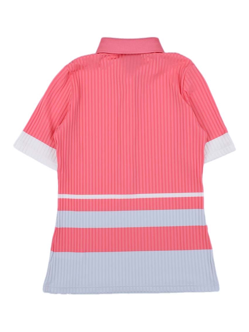 제이린드버그 여성 골프 웨어 핑크 골지 카라티 short-sleeve polo shirt