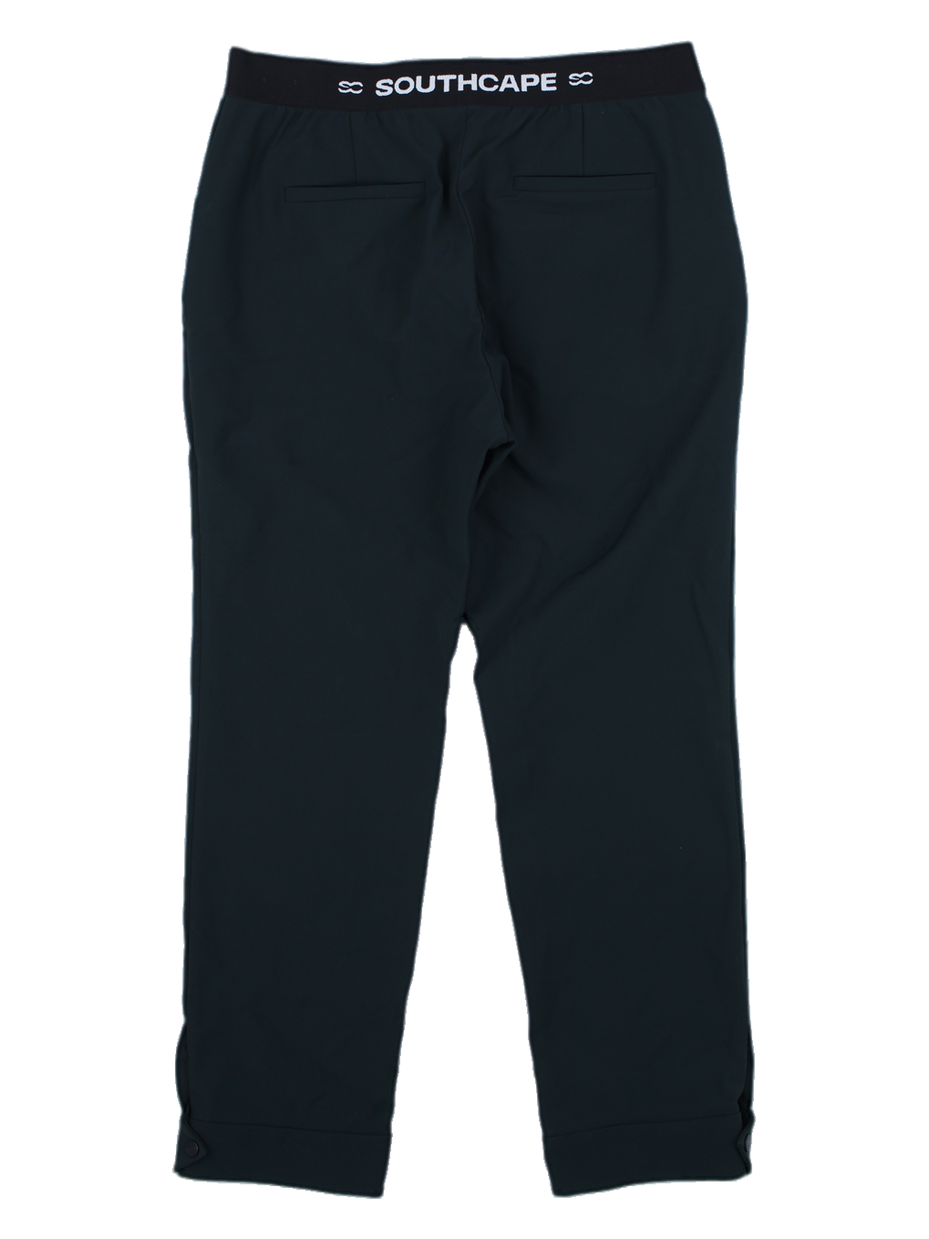 다크 그린 사이드 지퍼 슬림 팬츠