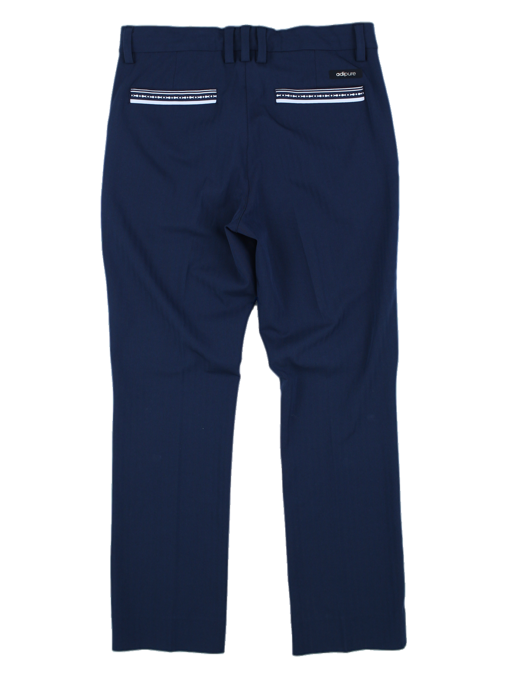 네이비 솔리드 롱 팬츠