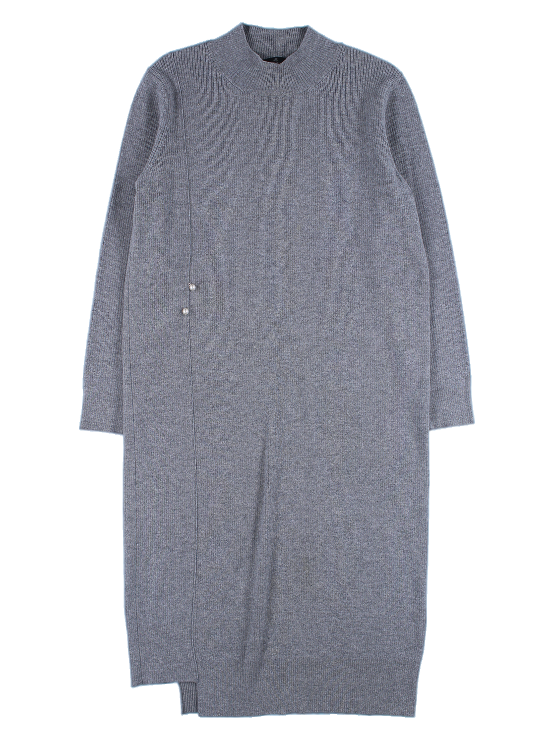 절개 롱 니트 원피스