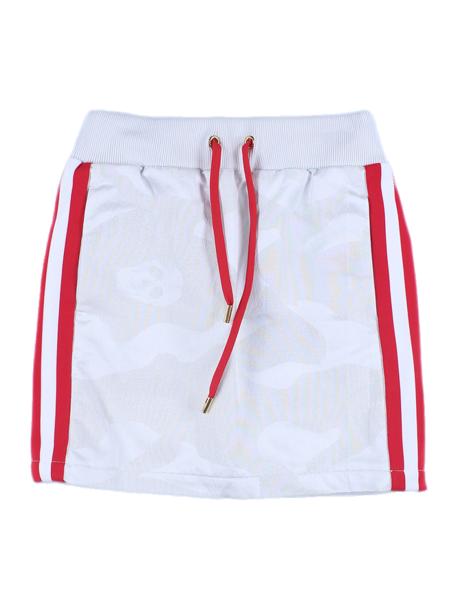 스컬 포인트 밴딩 스커트