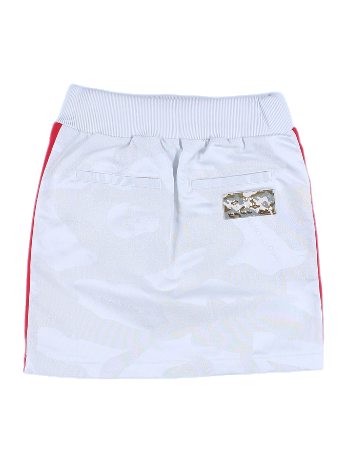 스컬 포인트 밴딩 스커트