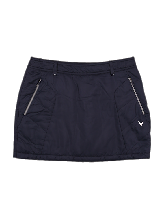 패딩 미니 스커트