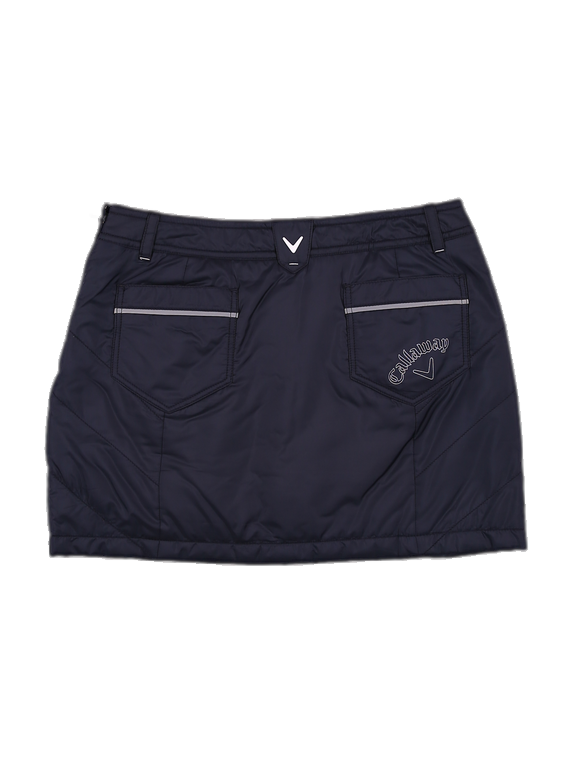 패딩 미니 스커트