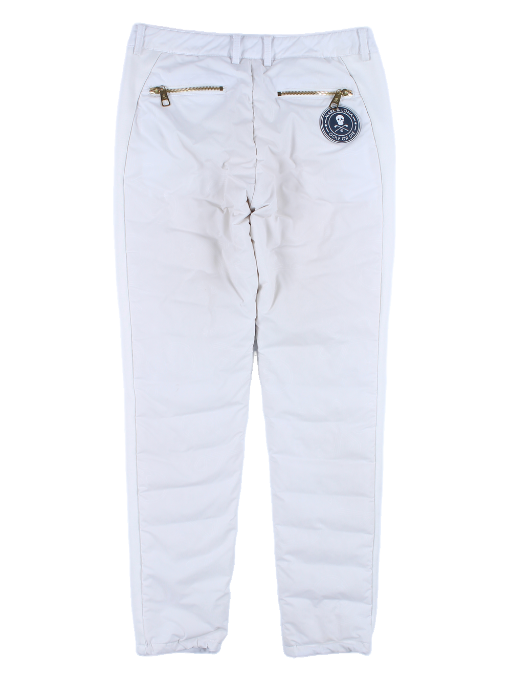 지퍼 포인트 패딩 바지