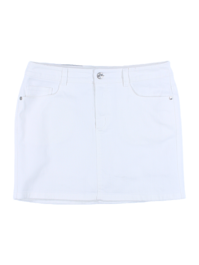 버튼 골프 스커트