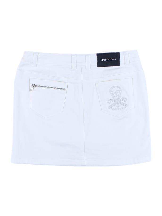 버튼 골프 스커트