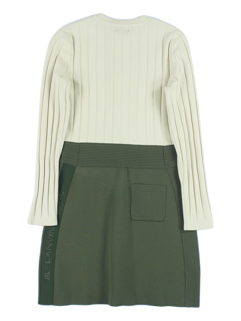 집업 니트 원피스