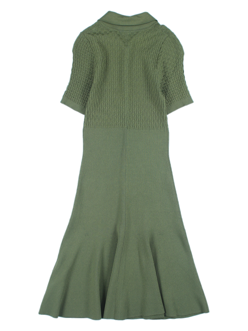 니트 반팔 원피스