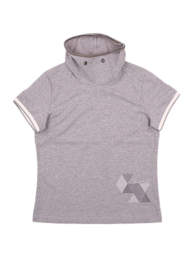 여성 반목 반팔 티