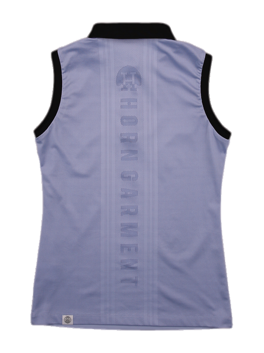 여성 민소매 카라 티